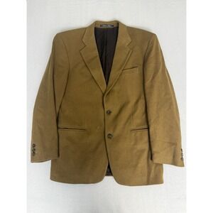 Robalini Italy Camel Coat Mens US 38 Wool Cashmere Blend Overcoat IT 48